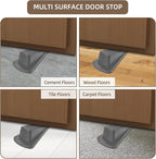 Door Stoppers for Bottom of Door on Floor, Premium Rubber Door Stopper Wedge - Image 5