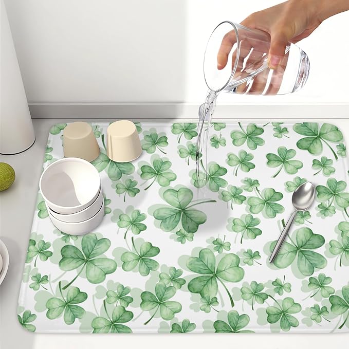 St Patrick's Day Dish Drying Mat - Image 6