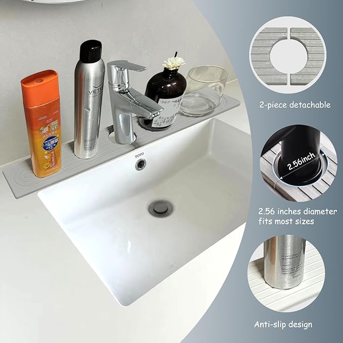 Stargaz Faucet Mat For Kitchen Sink，Sink stone quick dry around faucet - Image 7