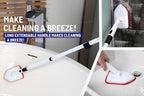 Shower Scrubber 3 in 1 Extendable Long Handle 58" Cleaning Brush - Image 6