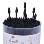 Black Cotton Swabs Spiral Pointed - Image 3
