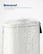 Garvee 2.6 Gallon / 10L Metal Bathroom Trash Can - Image 6