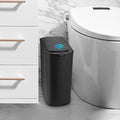 Cesun Automatic Motion Sensor Black Bathroom Trash Can by Cesun