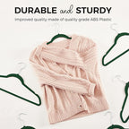 HOUSE DAY Premium Velvet Hangers 50 Pack, Non-Slip Flocked Felt Hangers - Image 3