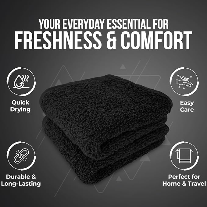 DAN RIVER 12 Pack Wash Cloths for Showering - Image 5
