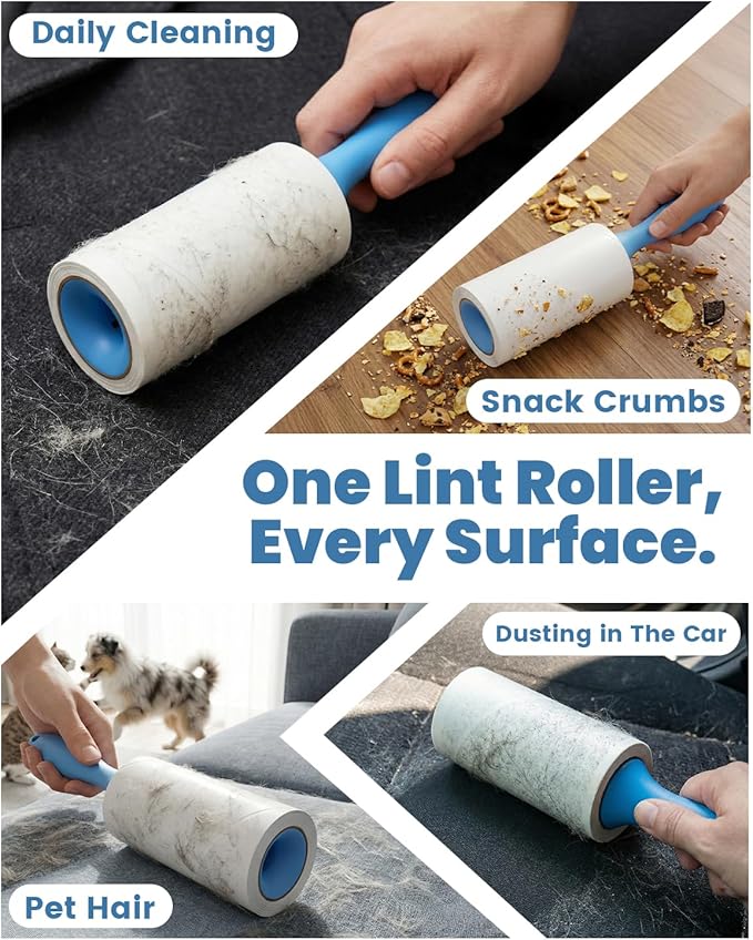 POPCHOSE Lint Roller, 600-Sheet Extra Sticky Lint Rollers - Image 6