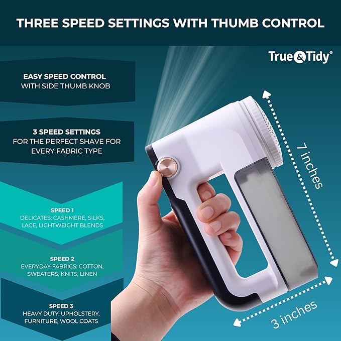 True & Tidy XL Rechargeable Fabric Shaver - Image 4