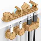 6 Pack Magnetic Cable Clips, Laitver Cord Organizer Holder Strong Adhesive Desk by Unknown