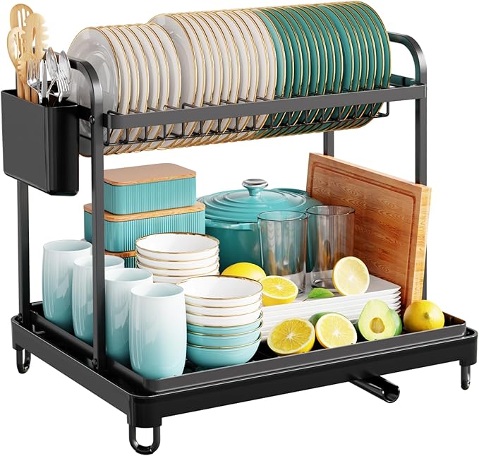 2-Tier Dish Drying Rack - Image 3