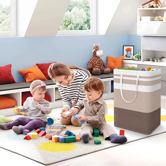 StorageRight Large Collapsible Laundry Basket Hamper - Image 7
