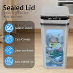 3 Pack Automatic Small Bathroom Trash Can - Image 5