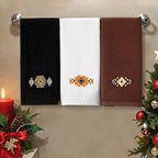 3 Pcs Western Aztec Hand Towels Southwestern Bathroom Decor Southwest Sunset - Image 5