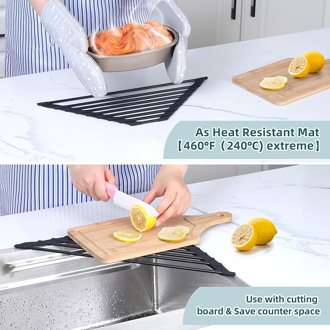 Corner Sink Caddy, Ohuhu Sponge Holder - Image 7