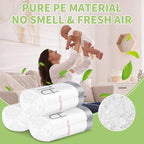 ALLCLEAN 4 Gallon Small Trash Bags, 180 Bags Unscented Small Garbage Bags - Image 2
