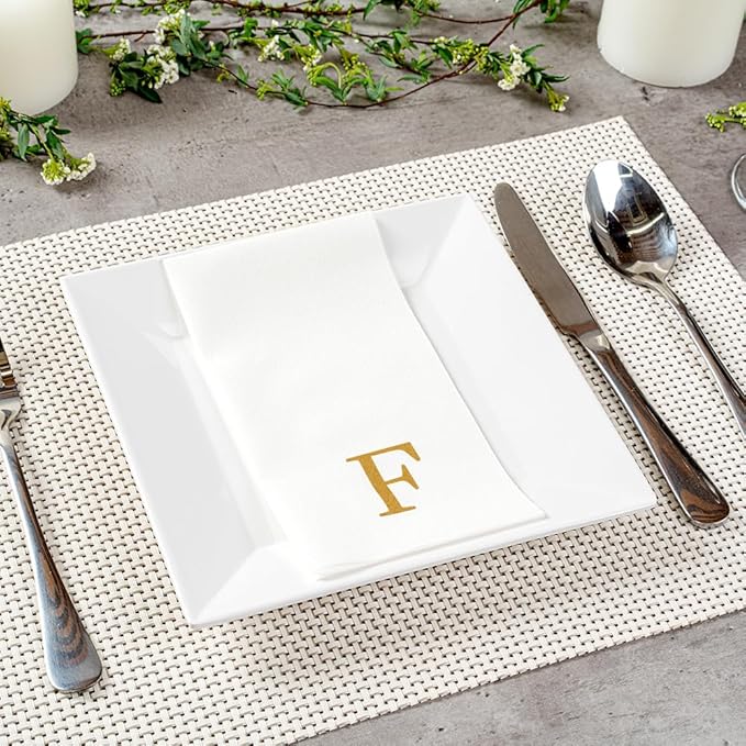 Luxenap 15.8 X 7.9 Inch Linen-Feel Guest Towels, 2000 Lettered Hand Towels - Image 7