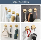 Adhesive Hooks Heavy Duty Waterproof in Shower Hooks - Image 3