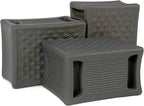 Simplay3 Handy Home 3-Level Heavy Duty Work/Garden Seat - 12" x 15" x 9" - Gray, Made in USA - Image 4