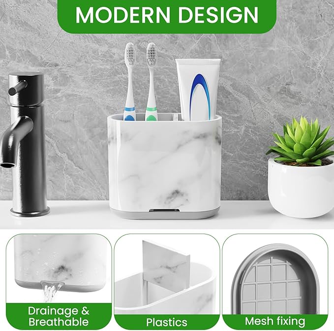 Chintu Toothbrush Holders, 2 Slots Tooth Brush Holder - Image 2