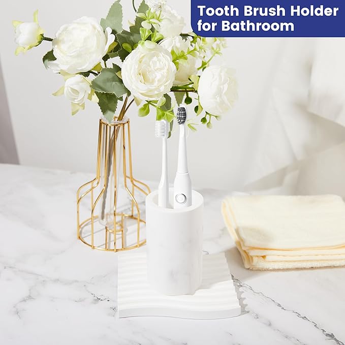Diatomite Toothbrush Holders for Bathrooms, Electric Tooth Brush and Toothpaste - Image 3