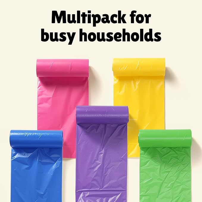 FORID 8 Gallon Trash Bags Multi Colored - Image 6