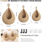 Boho Wall Hanging Fruit Baskets - Image 4