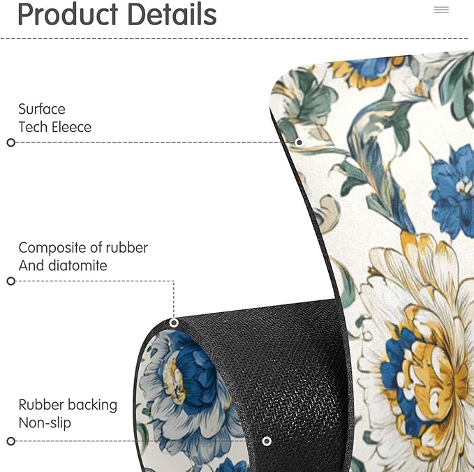Kitchen Sink Splash Guard 2 PCS 14.7 Inch Sink Faucet Mat Splash Guard - Image 3