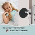 Door Stoppers for Wall with Strong Back Adhesive, No-Falling Round Door Knob - Image 5