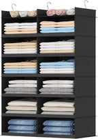 Lifewit Dual-Row Shelf Hanging Closet Organizer and Storage, Clothes Shelves by Lifewit