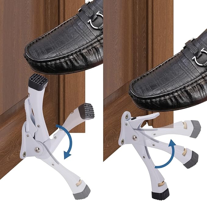 Gotega Door Stopper, 2 Packs Kickdown Door Stop - Image 2