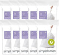 simplehuman Code G 200 Count, Dispenser Pack Custom Fit Liners, Drawstring by Simplehuman