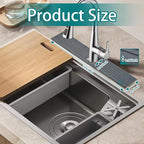 Kitchen Sink Faucet Mat, Prevents Moisture Buildup, Suitable - Image 2