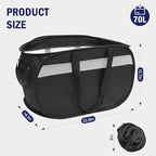 Collapsible Laundry Baskets, Foldable Tear Proof Pop Up Hamper - Image 3