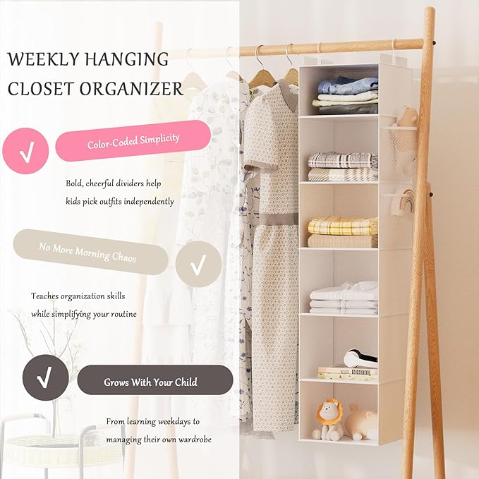 VERONLY Hanging Closet Organizer and Storage - Image 3