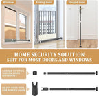 Sliding Door Security Bar and 2-in-1 Sliding Glass Door Stoppers Security - Image 5