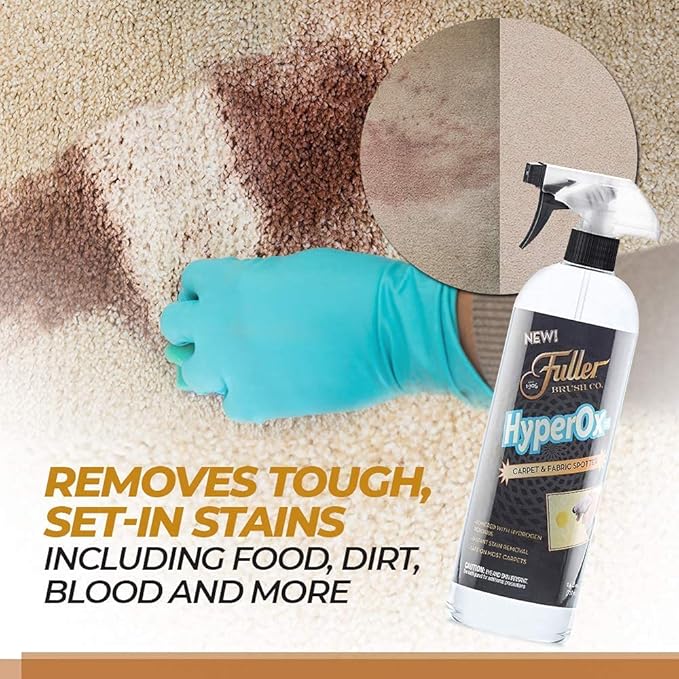 Fuller Brush HyperOx Carpet & Fabric Spotter – 22 oz Bottle – Removes Tough - Image 2