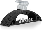 IEOKE Velvet Hangers 30 Pack: Felt Clothes Hangers Heavy Duty Shirt Sweater by IEOKE
