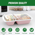 50 Pack 28 oz Meal Prep Containers Reusable - Image 3