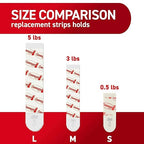 Command Indoor Medium Replacement Strips, 36 Strips, Damage-Free Wall Hanging - Image 5