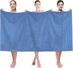 American Soft Linen 35x70 Jumbo Large Bath Towel, 600 GSM 100% Cotton Turkish by AmericanSoftLinen