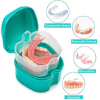 2 Pack Partial Denture Bath Case Retainer Cleaning Case Travel, Denture Storage - Image 8
