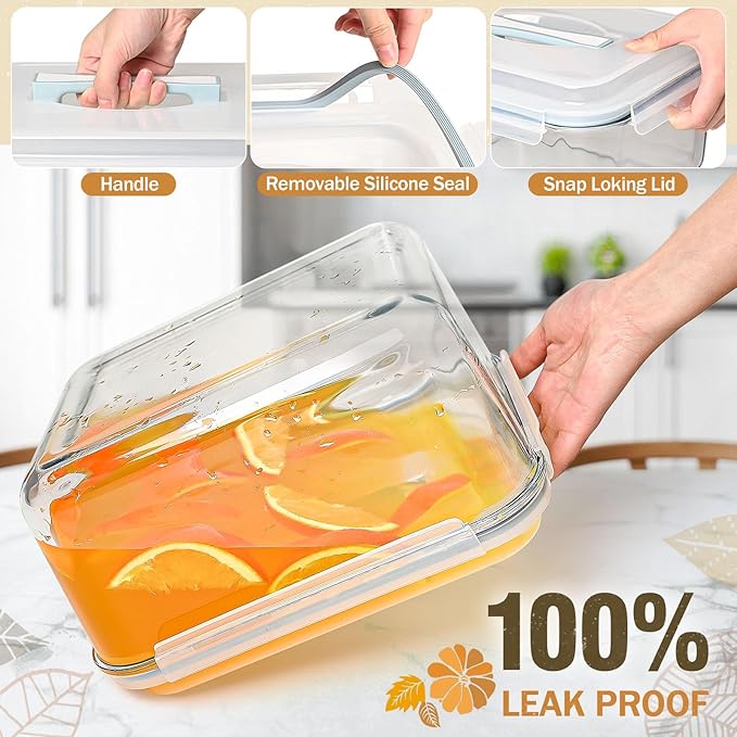 200oz Large Glass Storage Containers - Image 4