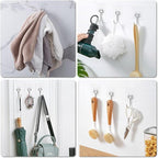 Large Adhesive Hooks, Transparent Waterproof Oil-Proof and Rustproof, Towel and - Image 5