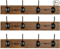 Coat Hooks Wall Mounted, Wooden Hat Rack by VERTORGAN