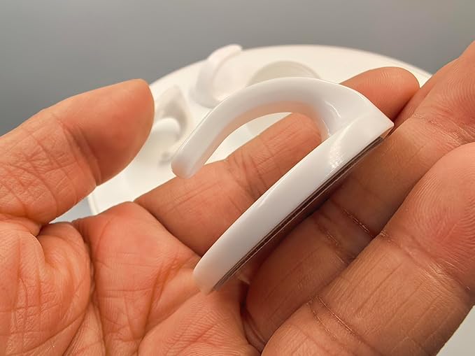 lightstar 6 Pcs Adhesive Plastic Hooks - Image 3
