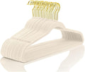 MIZGI Premium Velvet Hangers Pack 50 Pcs Heavyduty by MIZGI