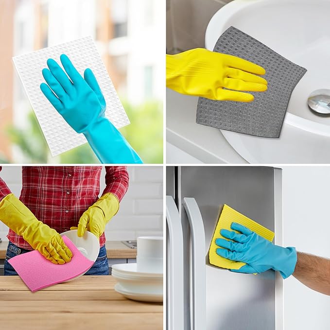 AIDEA Swedish Dishcloths for Kitchen-20PK, Absorbent Sponge Dish Cloth - Image 7