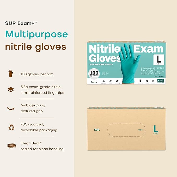 SUP Powder-Free Nitrile Gloves - Image 6