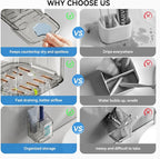 Toothbrush Holders for Bathrooms, 3 Slots Detachable Electric Toothbrush Holder - Image 5