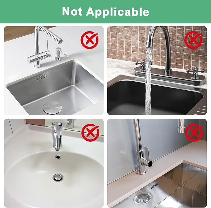 17 Inch Faucet Mat For Kitchen Sink Splash Guard Behind Faucet, ，5°Slope Fast - Image 8