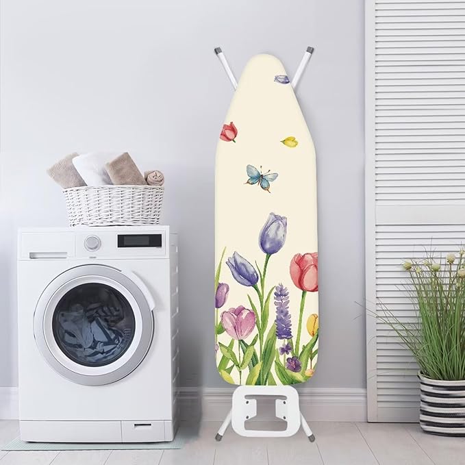 Tulip Ironing Board Cover Heat Reflective Anti-dust, Soft Fabric Cover - Image 3